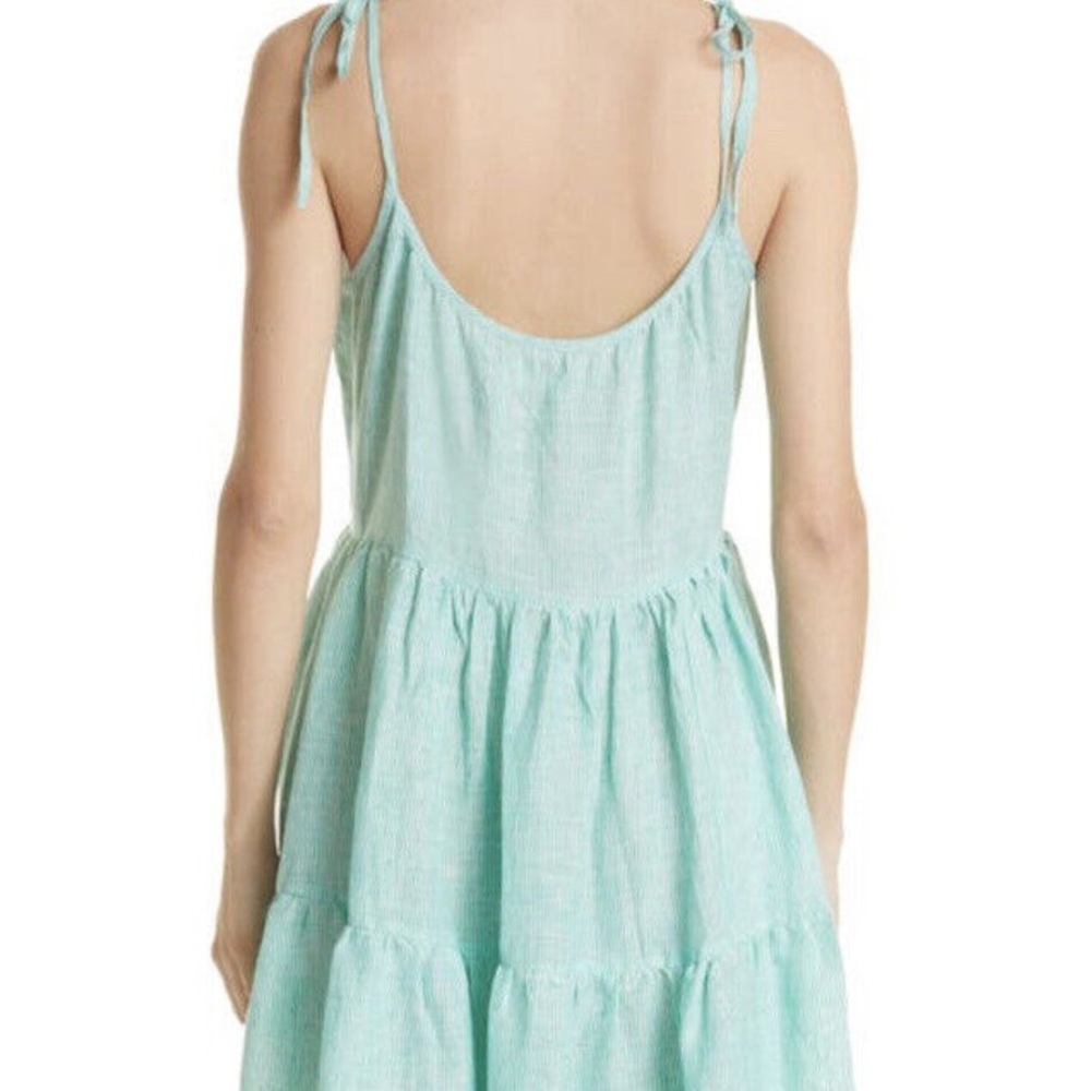 Mille Maui Dress in Green Stripe- Small (NWOT) - Picture 2 of 5
